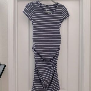 Striped maternity dress, XS